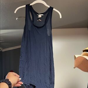 Women's Navy Blue Tank Top